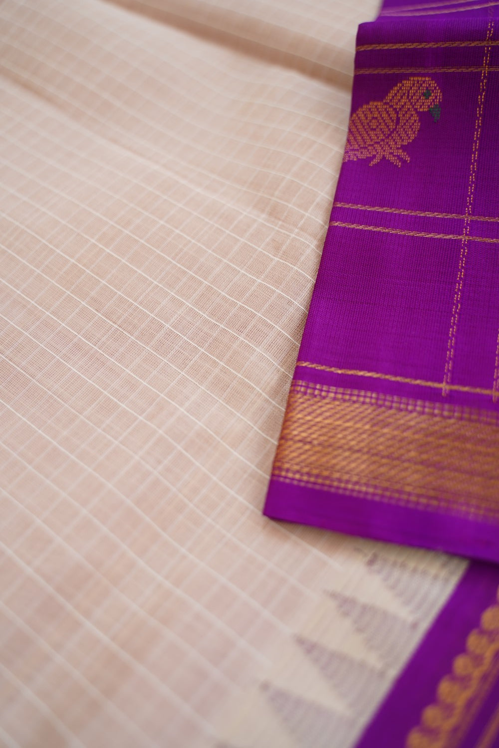 Kanchi Handloom Silk Cotton Saree PC15257