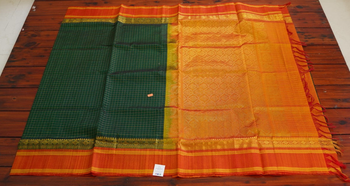 Kanchi Handloom Silk Cotton Saree PC15249