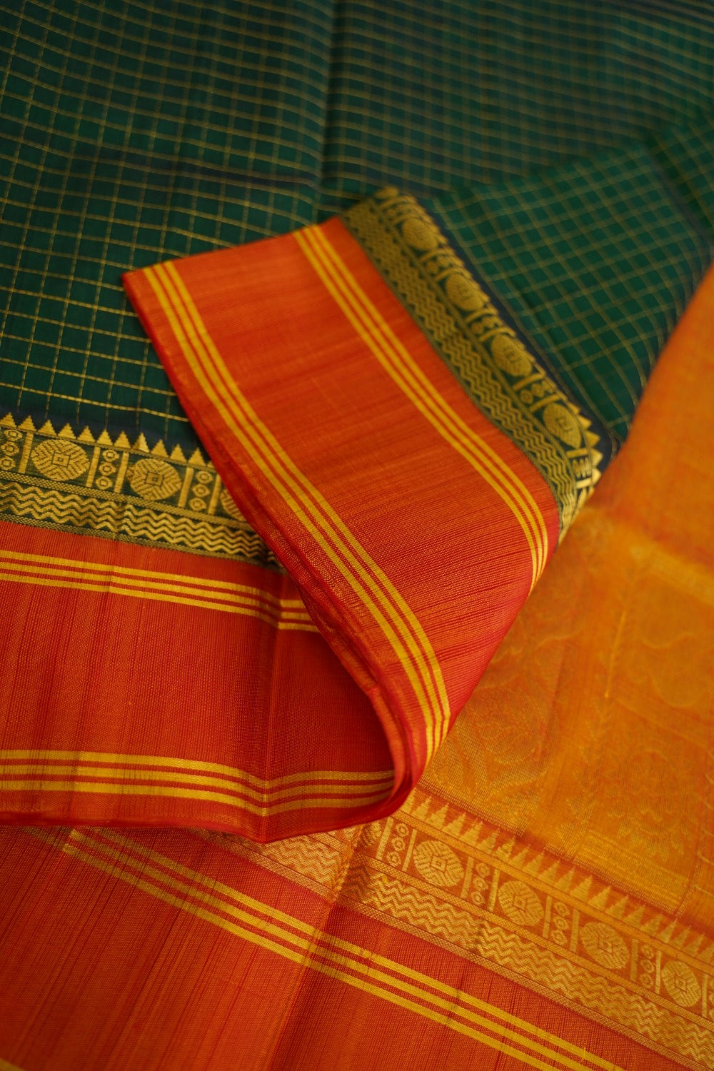 Kanchi Handloom Silk Cotton Saree PC15249