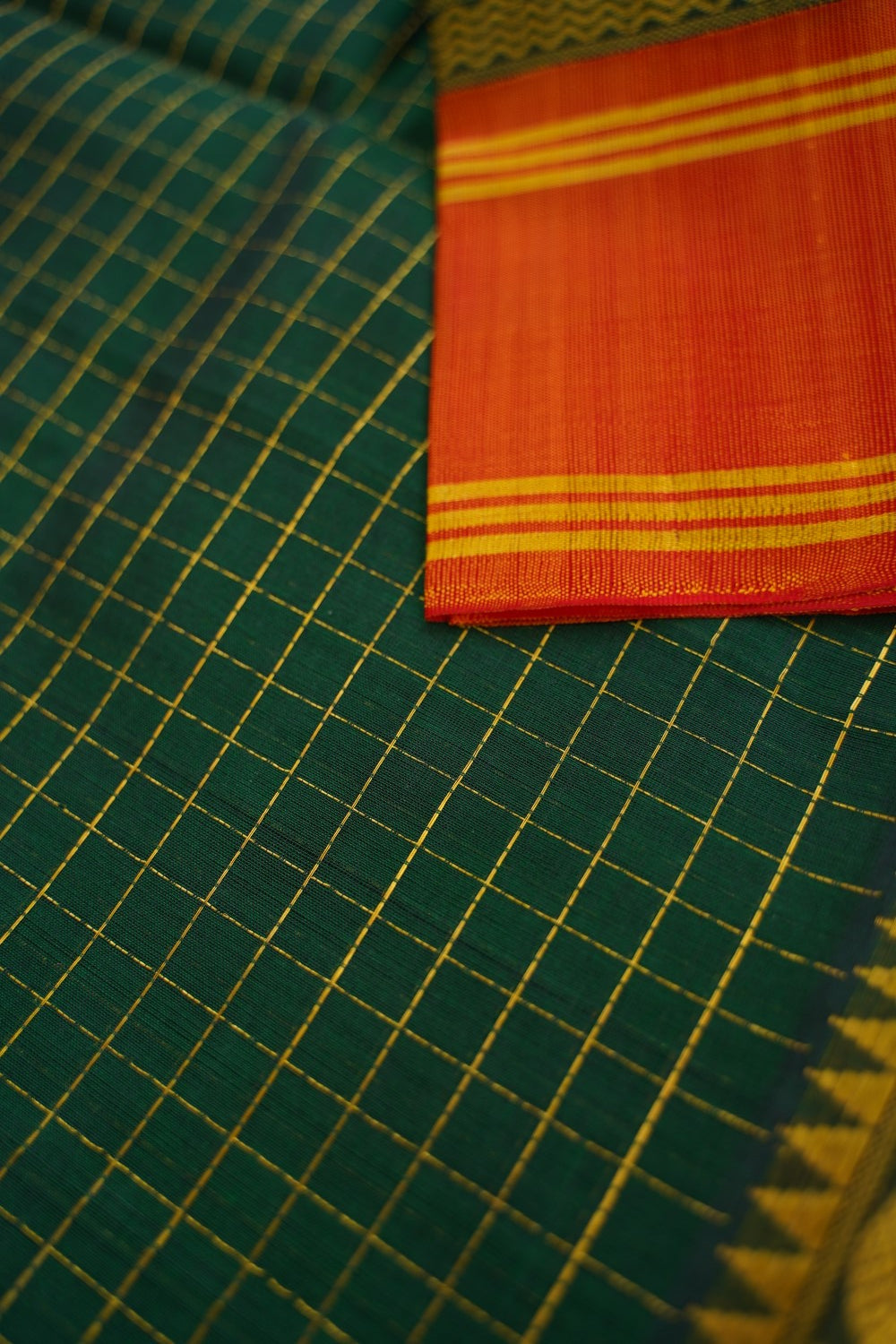 Kanchi Handloom Silk Cotton Saree PC15249