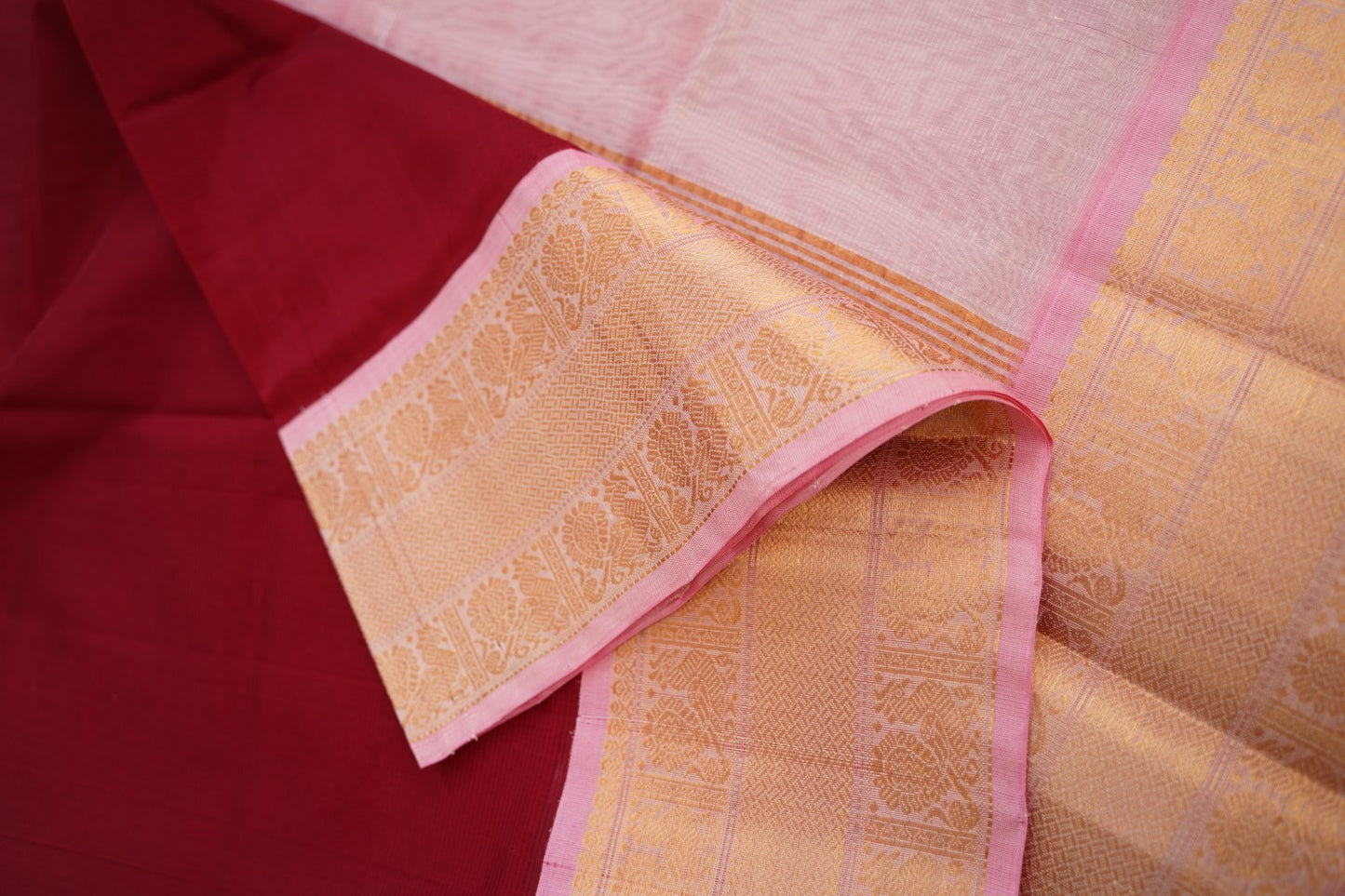 Kanchi Handloom Silk Cotton Saree PC15247