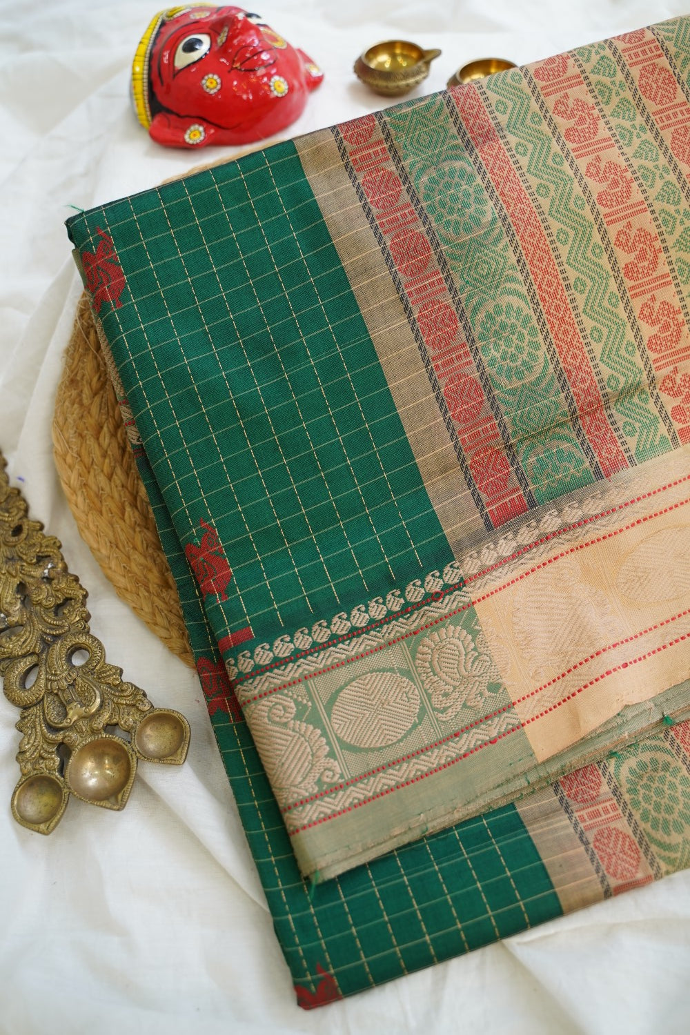Kanchi Semi Silk Cotton Saree PC15282