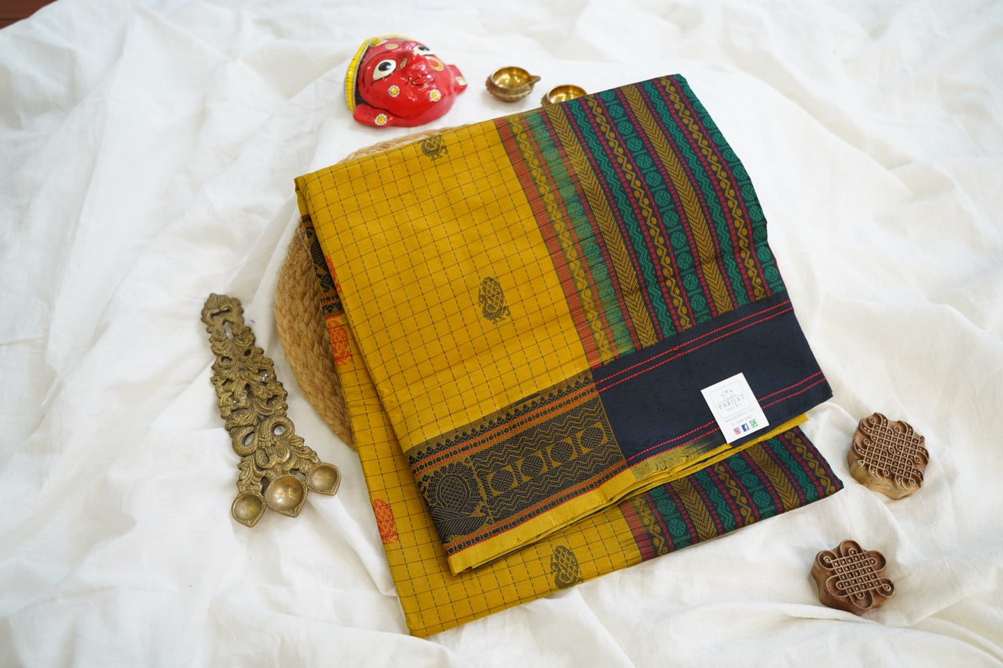 Kanchi Semi Silk Cotton Saree PC15279