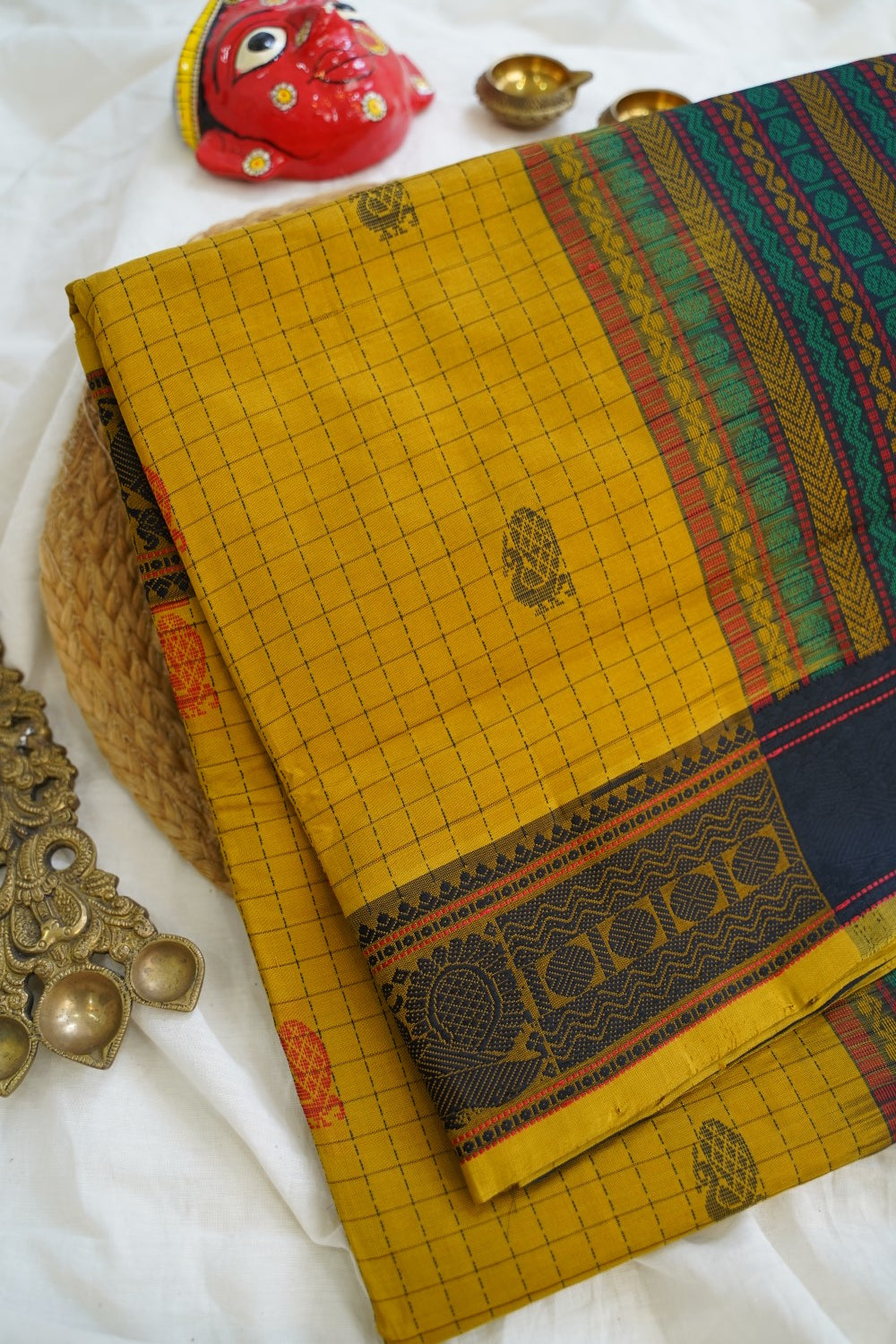 Kanchi Semi Silk Cotton Saree PC15279