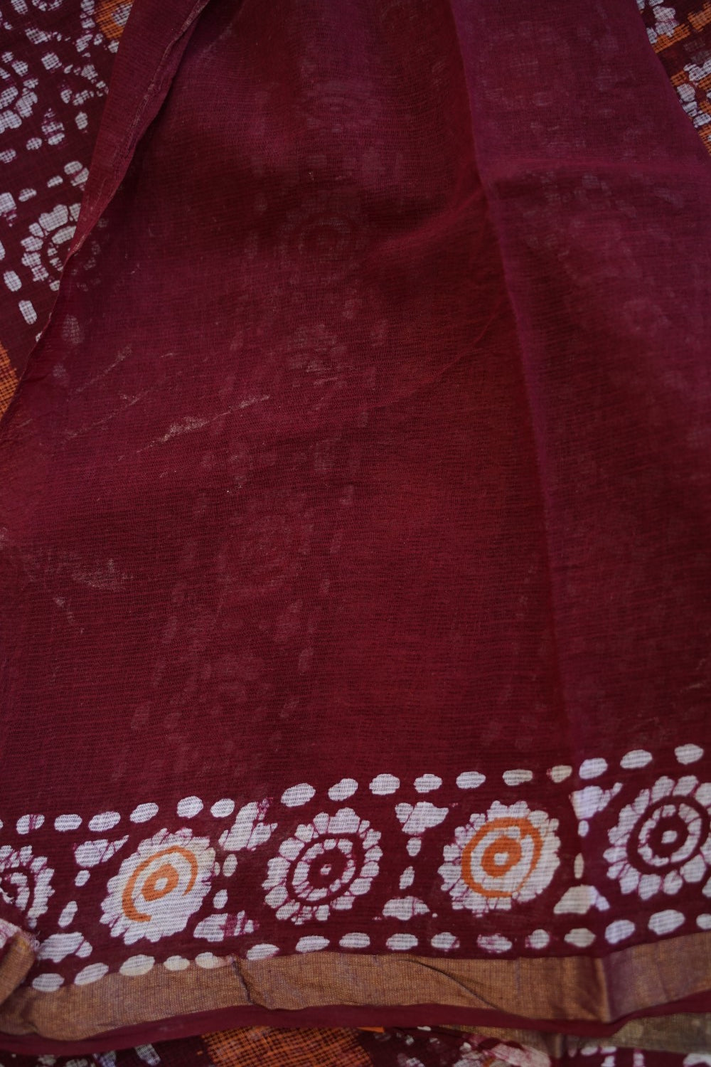 Block Printed Kota Cotton Saree PC12750