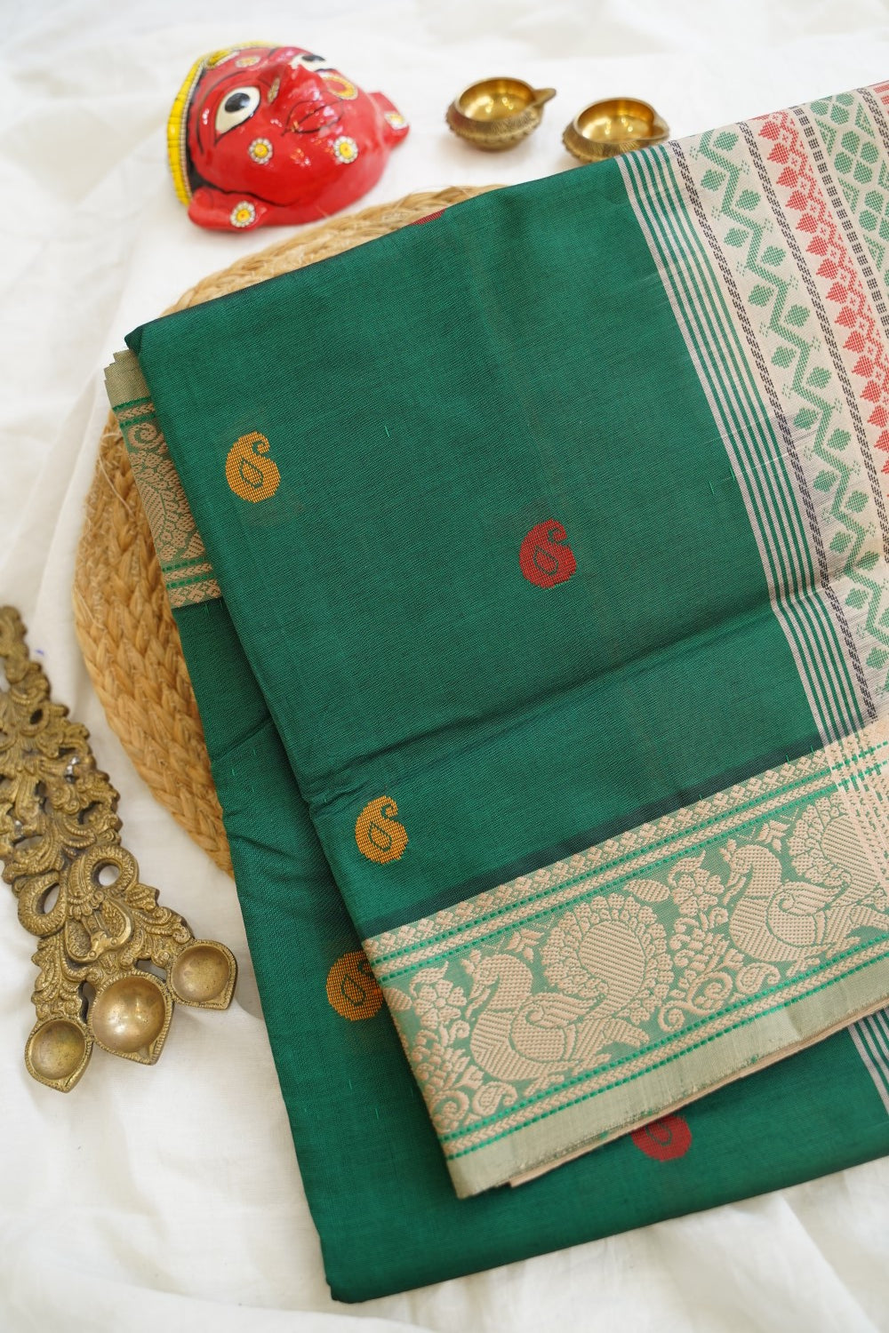 Kanchi Semi Silk Cotton Saree PC15287