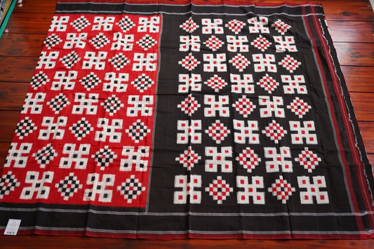 Telia Rummal Ikat handloom Cotton Saree PC11415
