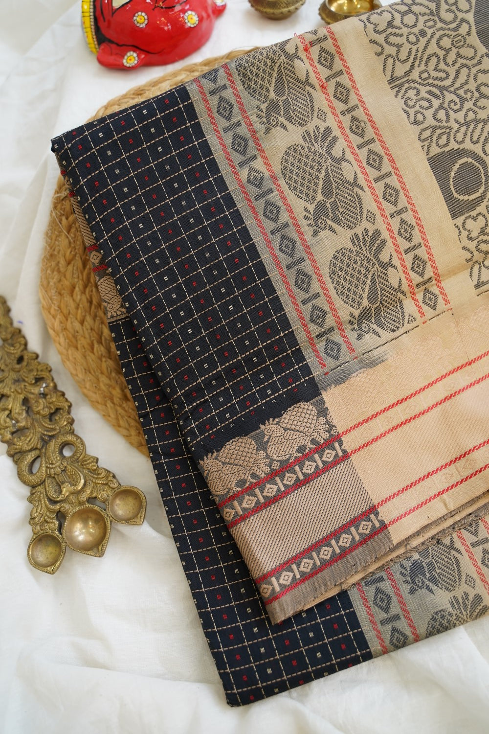 Kanchi Semi Silk Cotton Saree PC15292