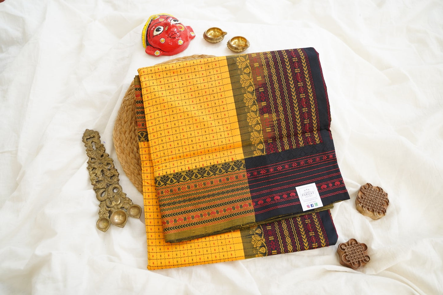 Kanchi Semi Silk Cotton Saree PC15294