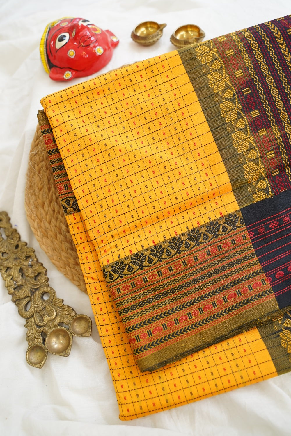 Kanchi Semi Silk Cotton Saree PC15294