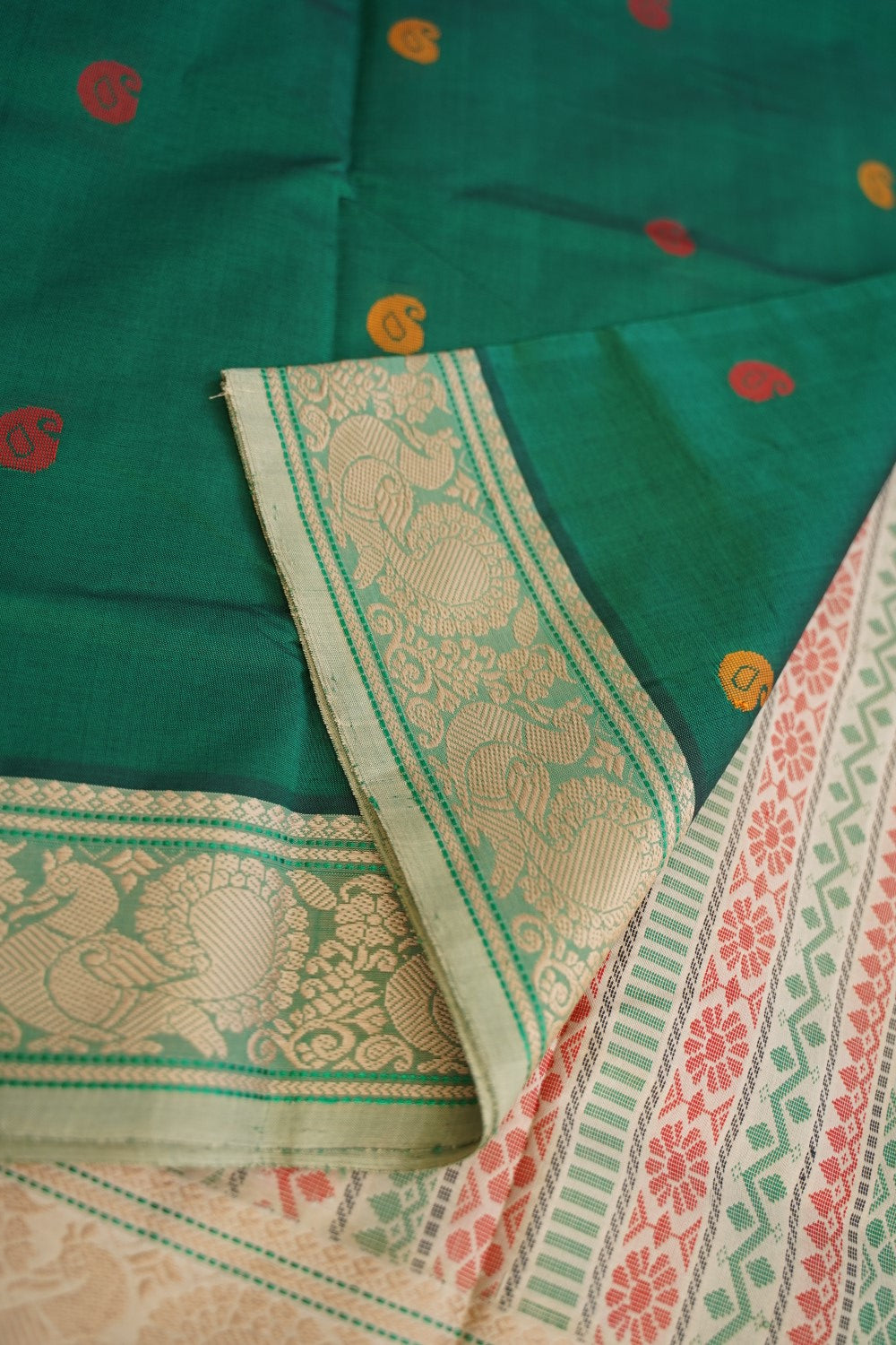 Kanchi Semi Silk Cotton Saree PC15287