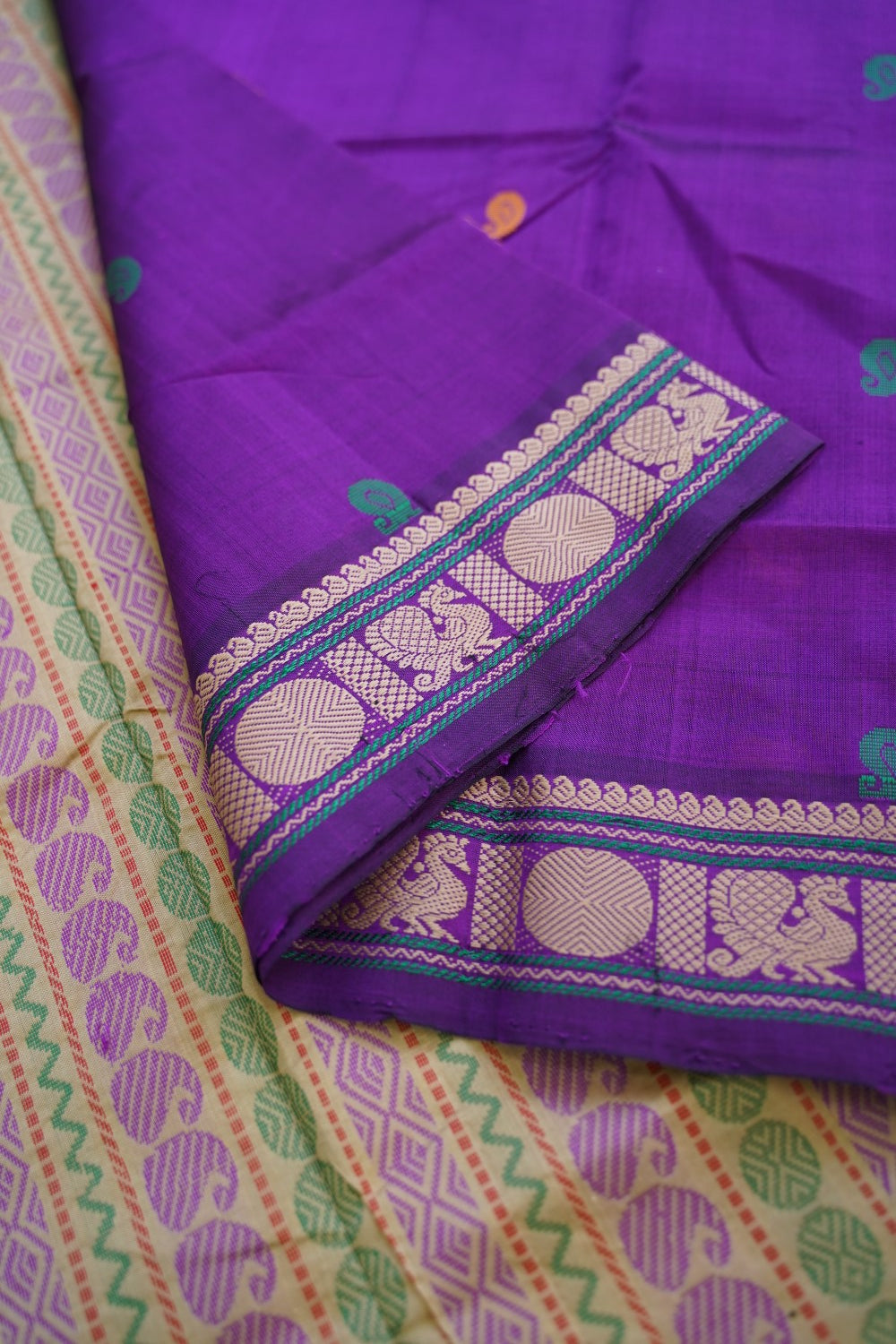 Kanchi Semi Silk Cotton Saree PC15286