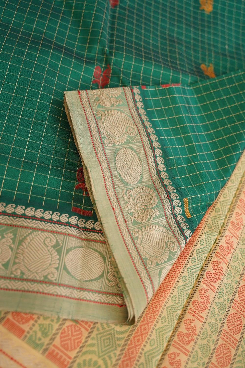 Kanchi Semi Silk Cotton Saree PC15282