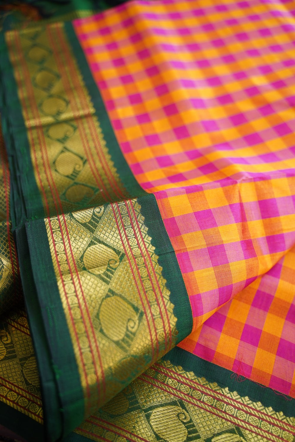 Kanchi Handloom Silk Cotton Saree PC16568