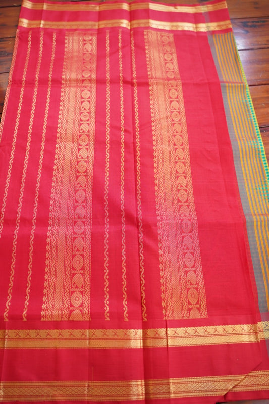 Kanchi Handloom Silk Cotton Saree Pc16561