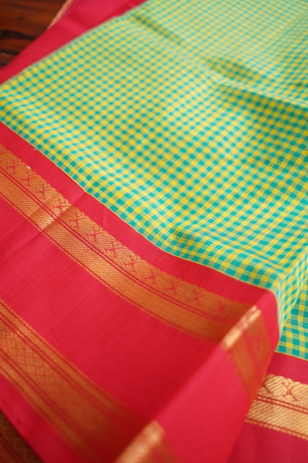 Kanchi Handloom Silk Cotton Saree Pc16561