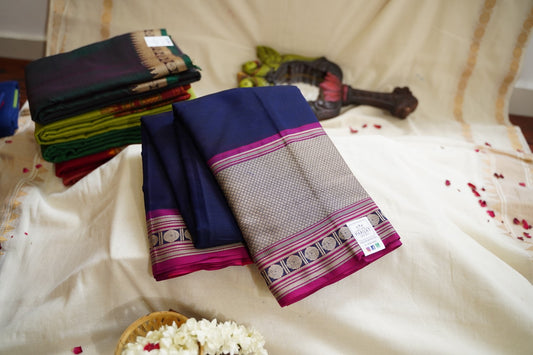 Narayanapet handloom Cotton Saree with Thread border PC12769