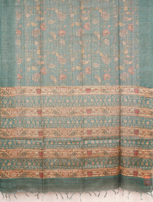 Semi tussarFancy saree PC16403