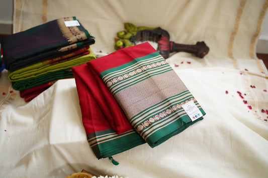 Narayanapet handloom Cotton Saree with Thread border PC12765