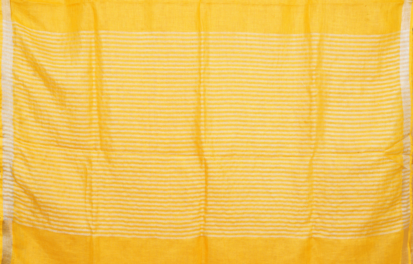 semi linen Fancy saree PC16458
