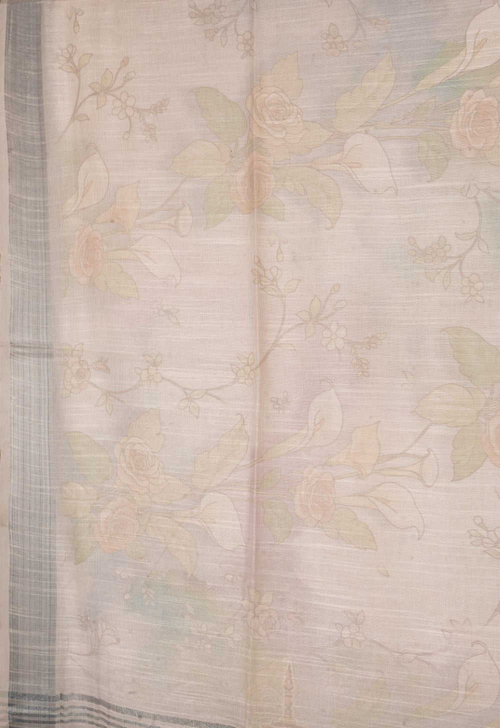 Semi Linen Fancy saree PC16474