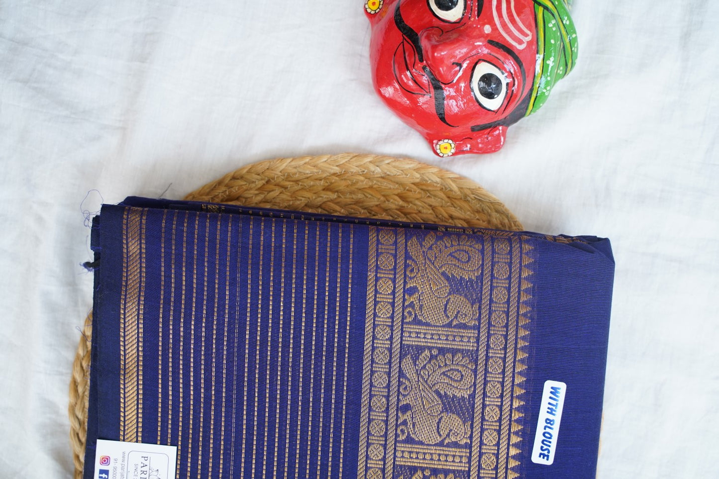Chettinad handloom Cotton Saree PC16591