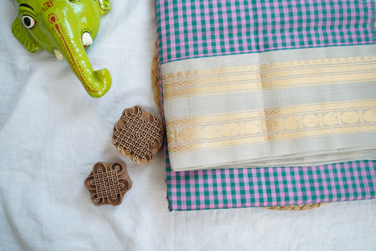 Kanchi Handloom Silk Cotton Saree PC16645