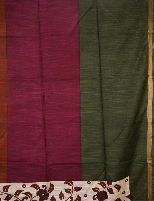 Semi tussarFancy saree PC16375