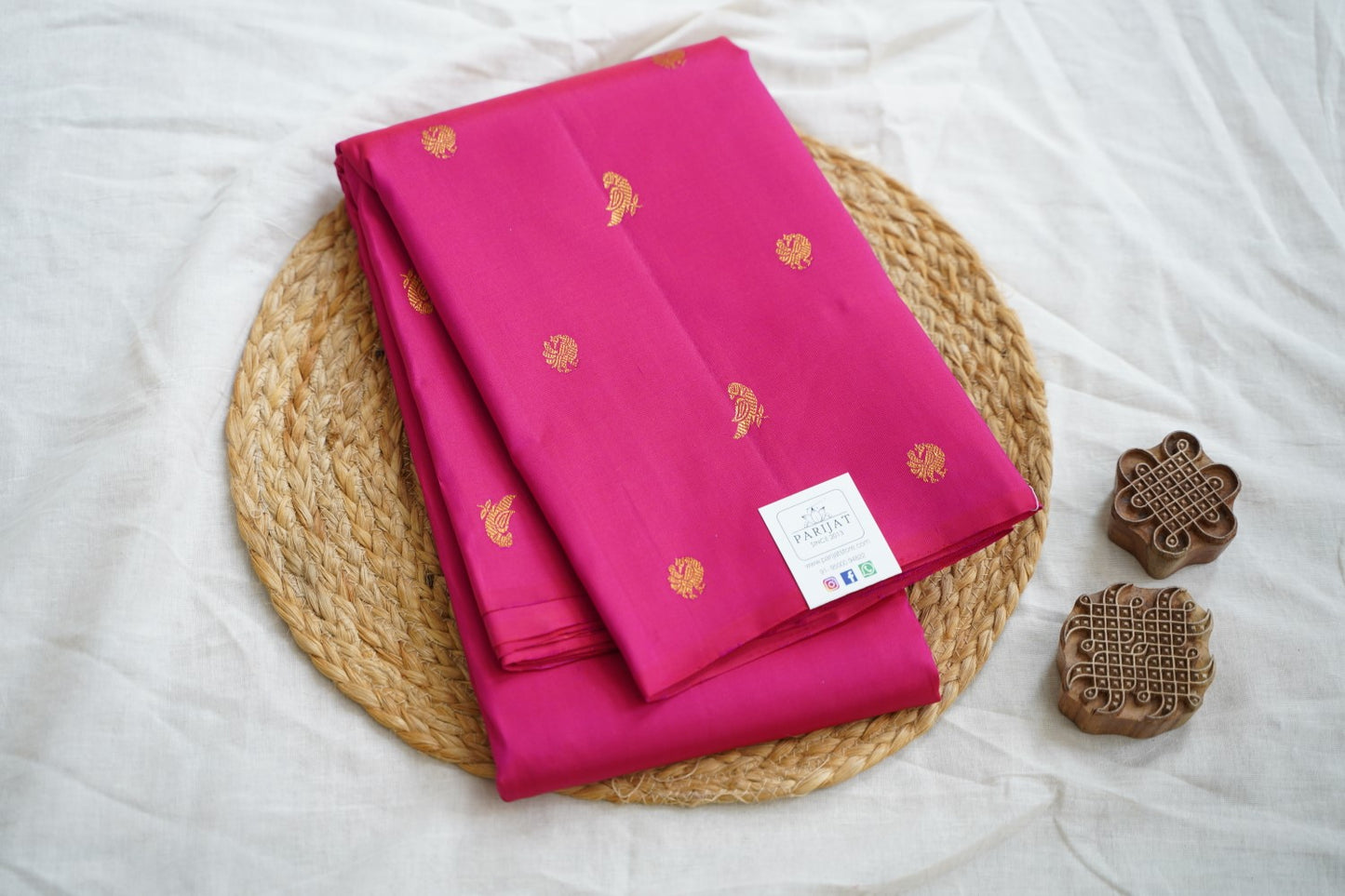 Pure Kanchi Silk Saree -PC15383