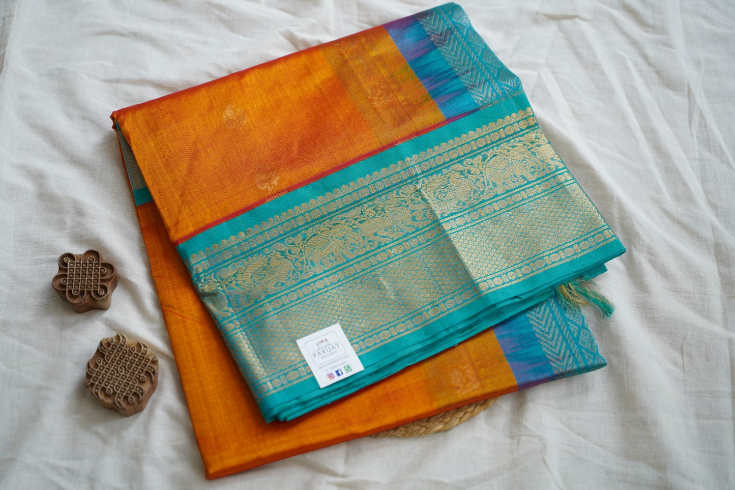 Kanchi Handloom Silk Cotton Saree PC15361
