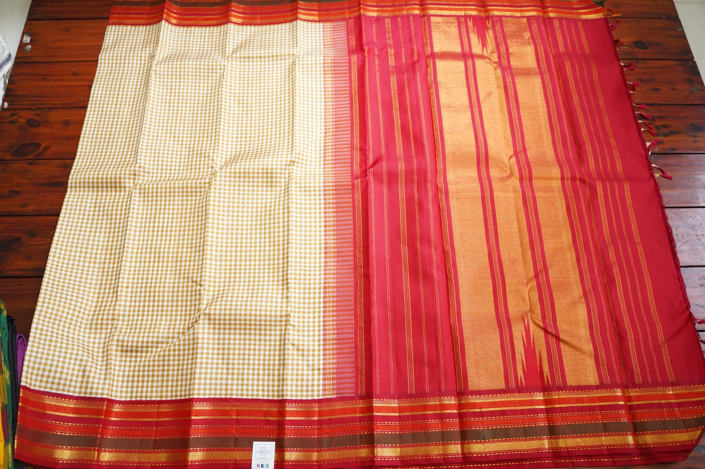 Pure Kanchi Silk Saree -PC15384