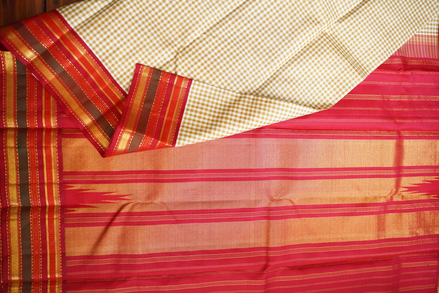 Pure Kanchi Silk Saree -PC15384