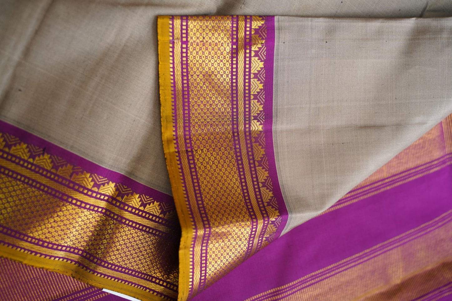 Pure Kanchi Silk Saree -PC15385