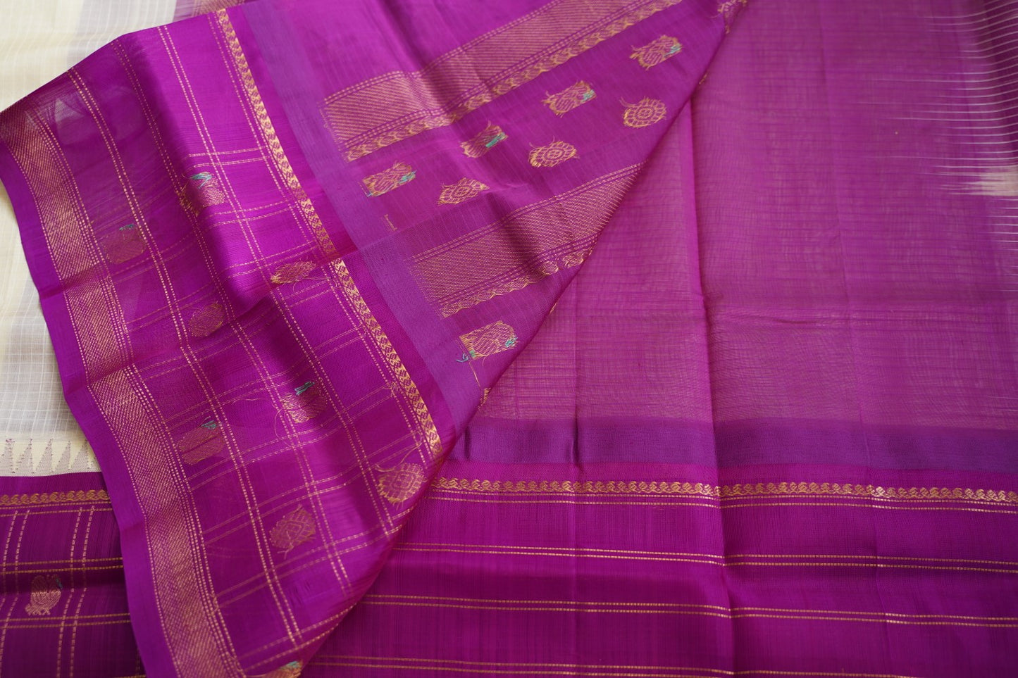 Kanchi Handloom Silk Cotton Saree PC15391
