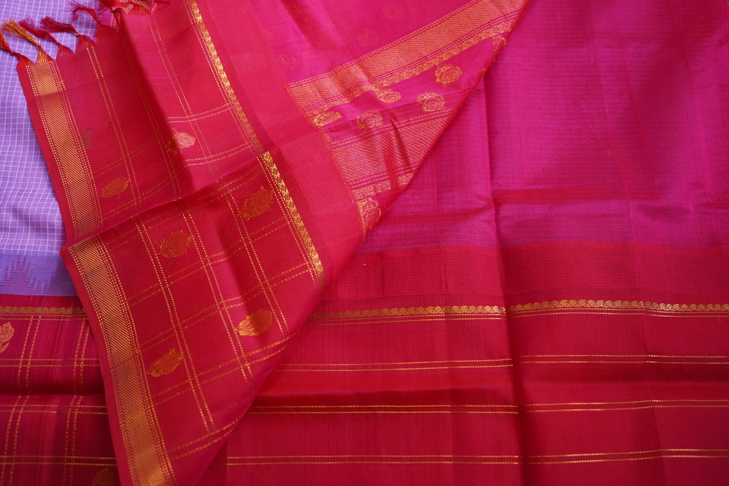 Kanchi Handloom Silk Cotton Saree PC15398