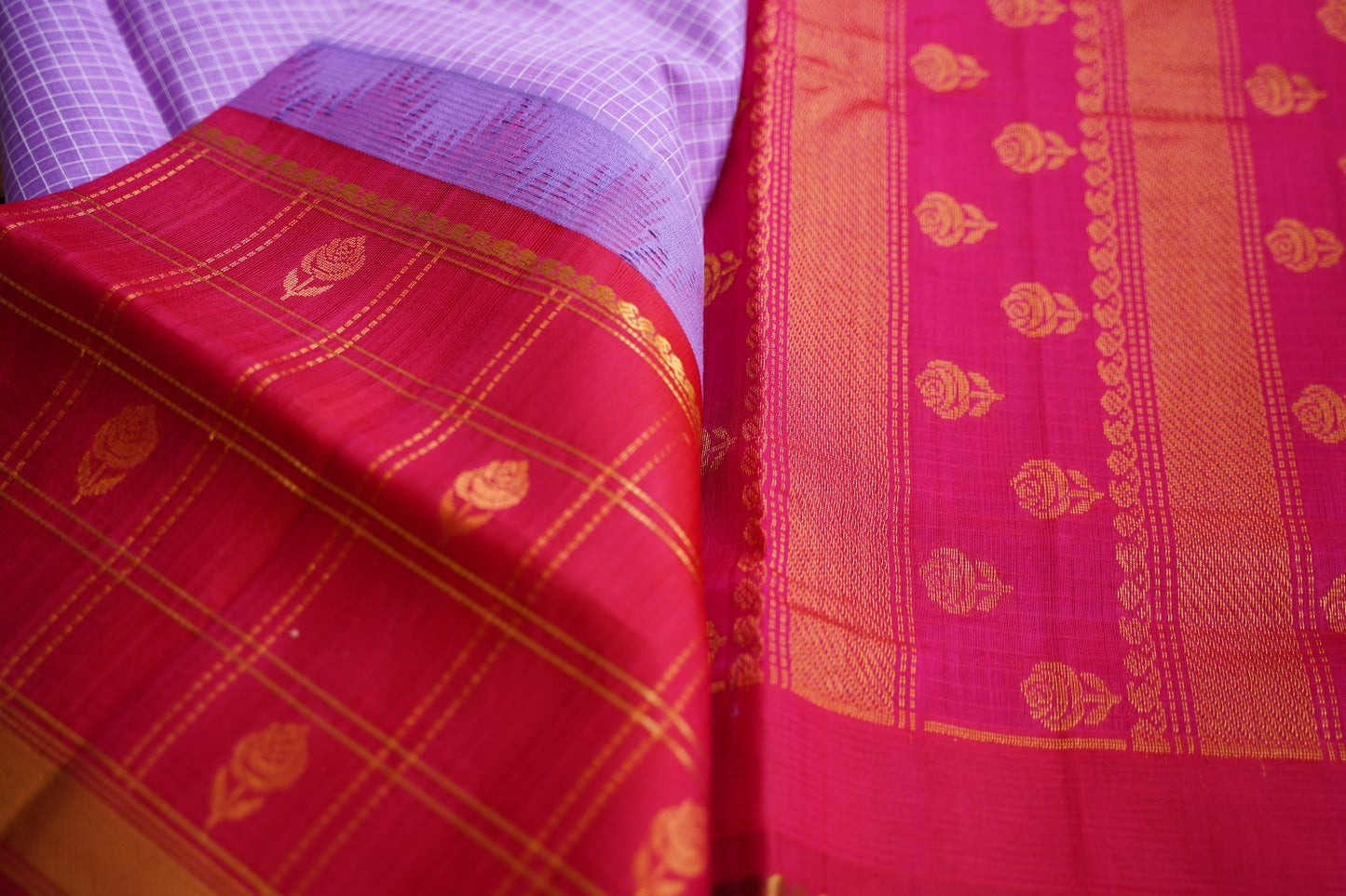 Kanchi Handloom Silk Cotton Saree PC15398