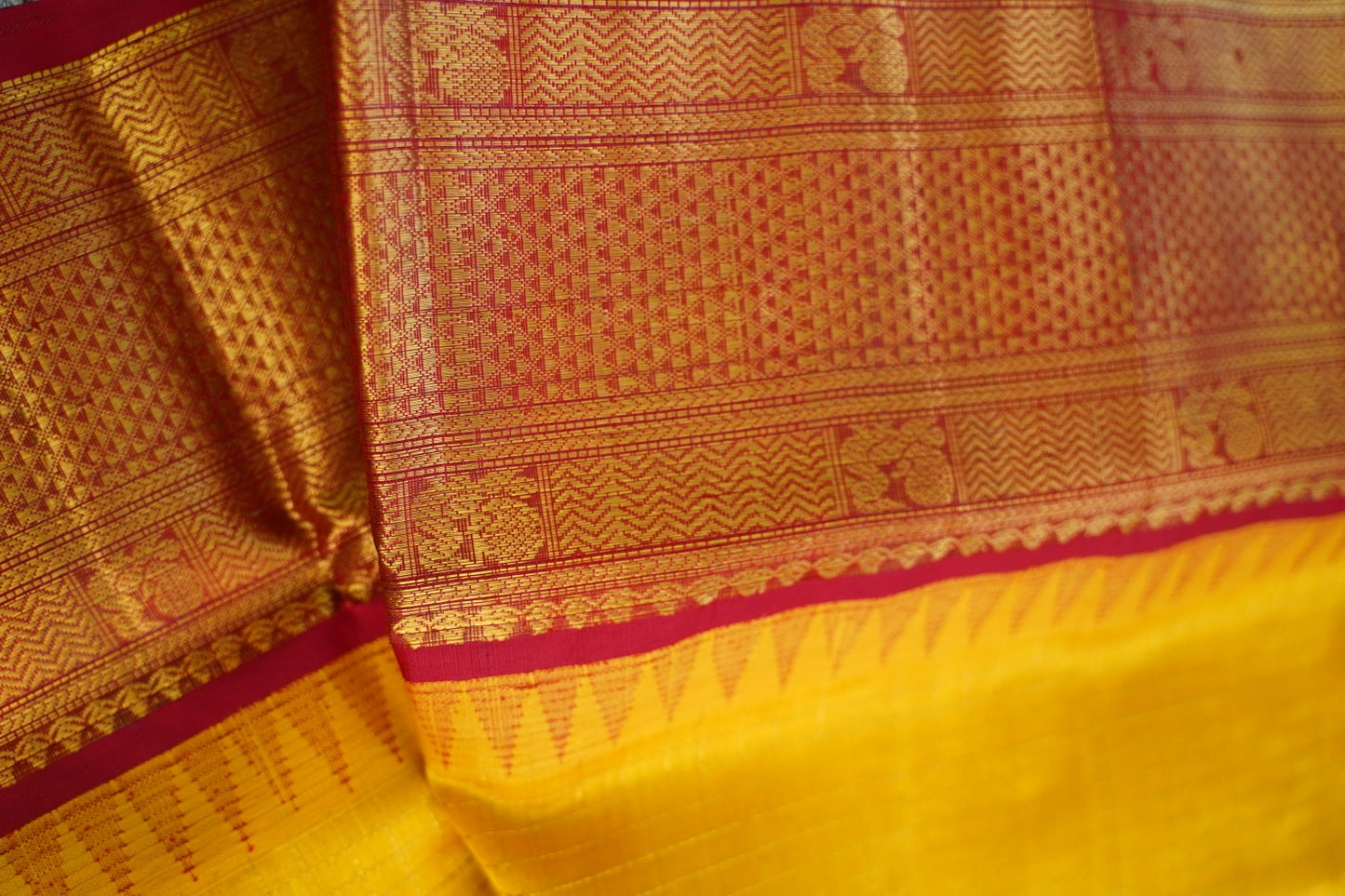 Kanchi Handloom Silk Cotton Saree PC16655