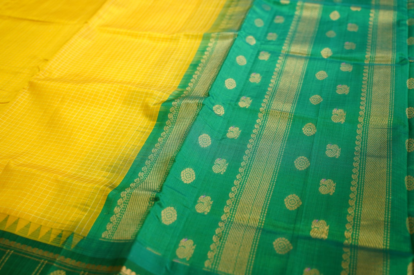 Kanchi Handloom Silk Cotton Saree PC15365