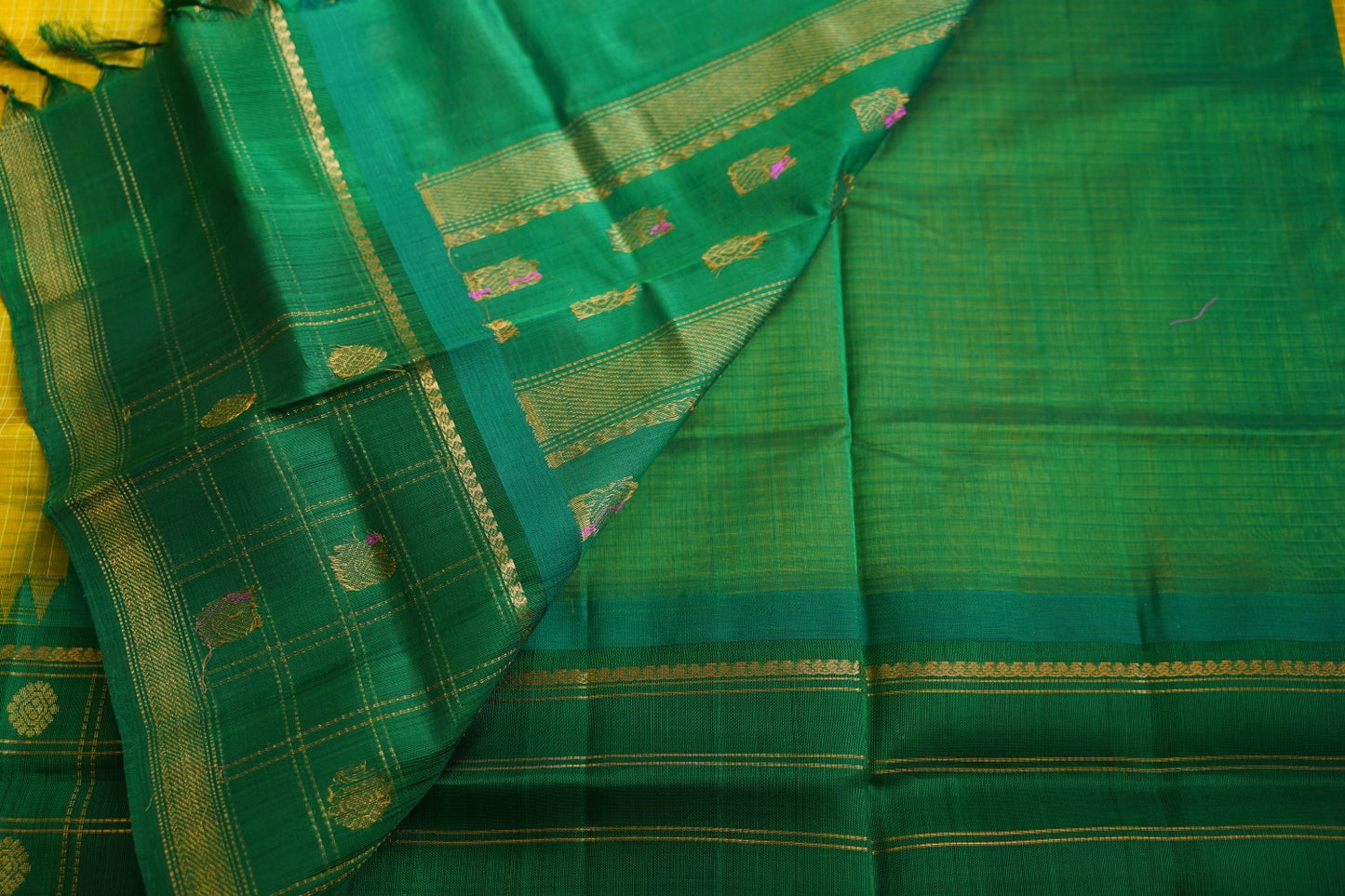 Kanchi Handloom Silk Cotton Saree PC15365