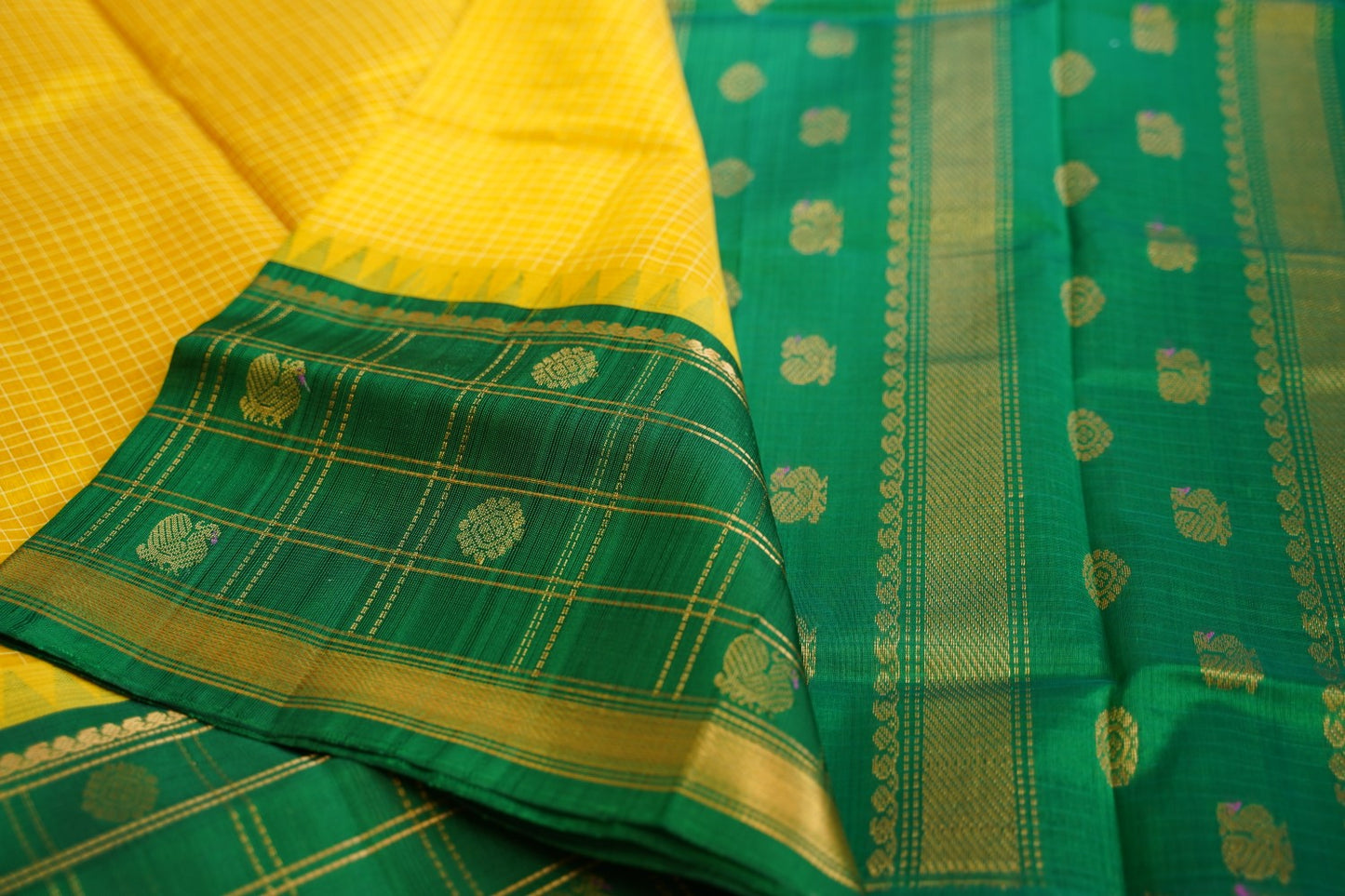 Kanchi Handloom Silk Cotton Saree PC15365
