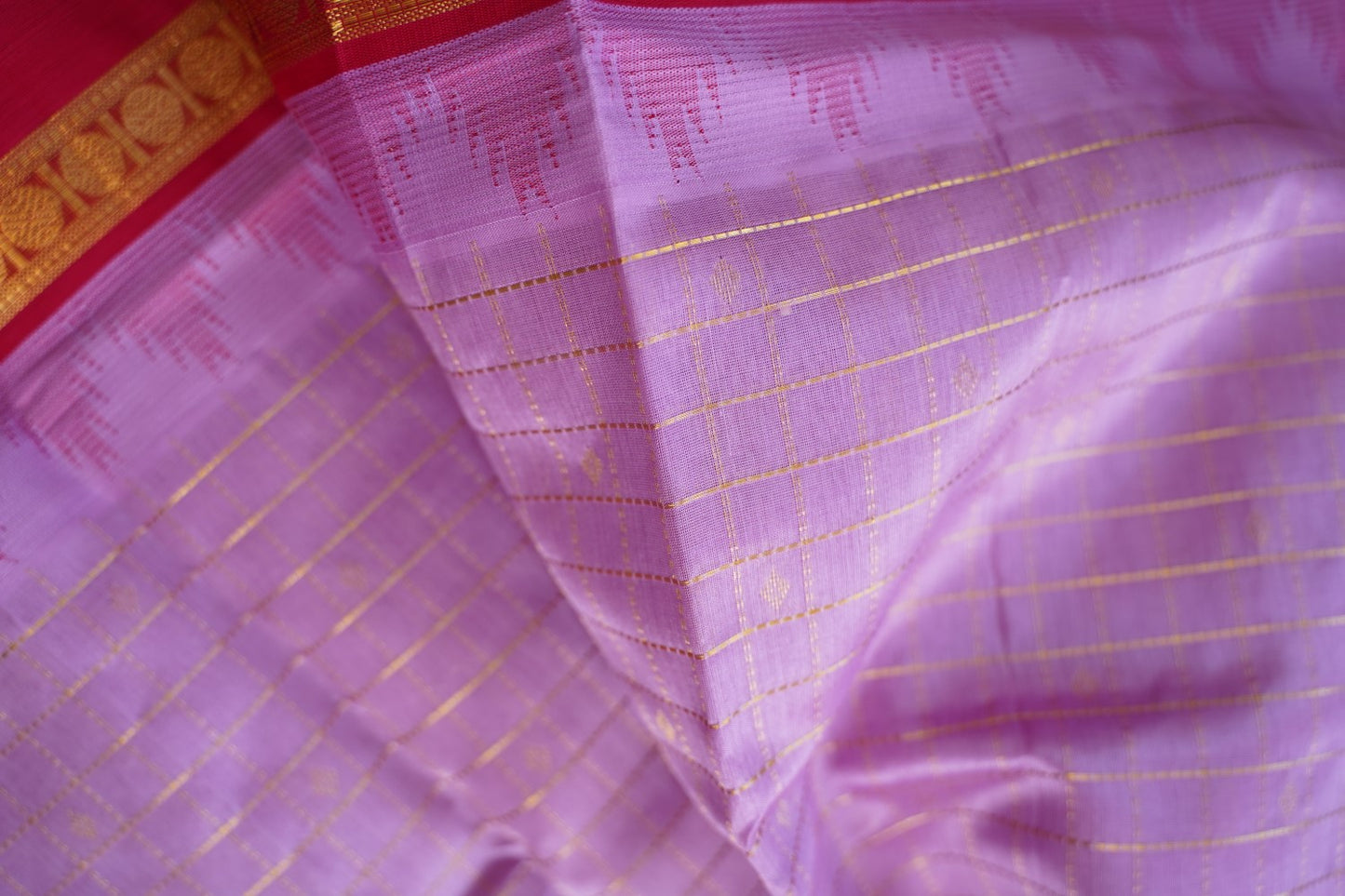Kanchi Handloom Silk Cotton Saree PC16654