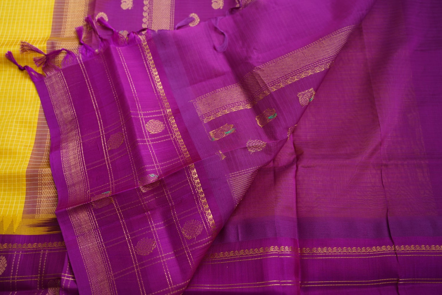 Kanchi Handloom Silk Cotton Saree PC15365