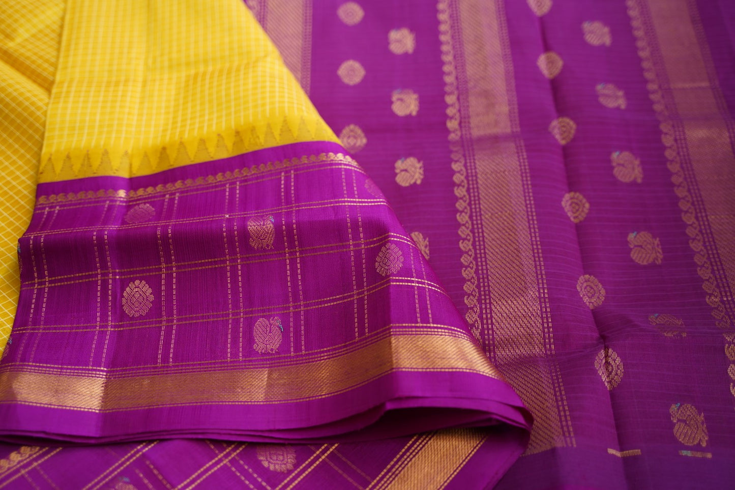 Kanchi Handloom Silk Cotton Saree PC15365