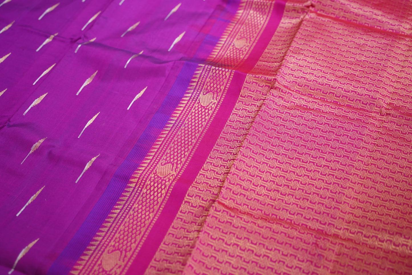 Kanchi Handloom Silk Cotton Saree PC15397