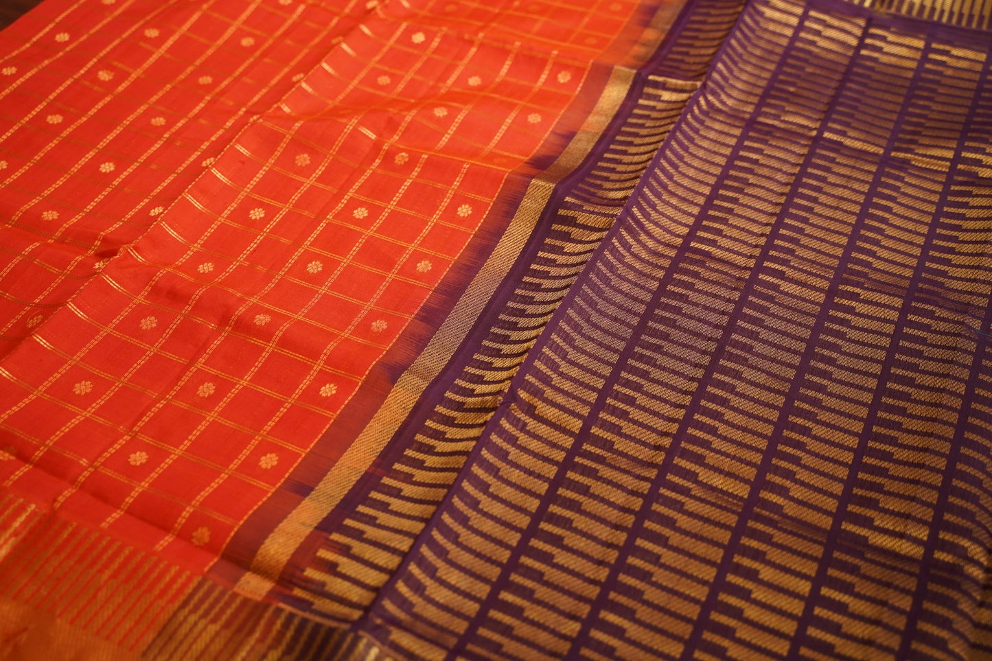 Kanchi Handloom Silk Cotton Saree PC15396