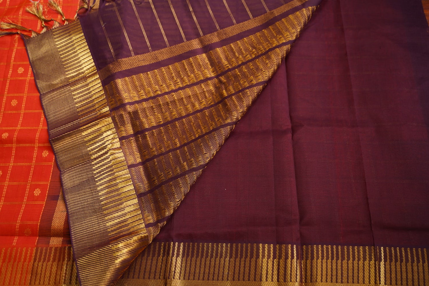 Kanchi Handloom Silk Cotton Saree PC15396