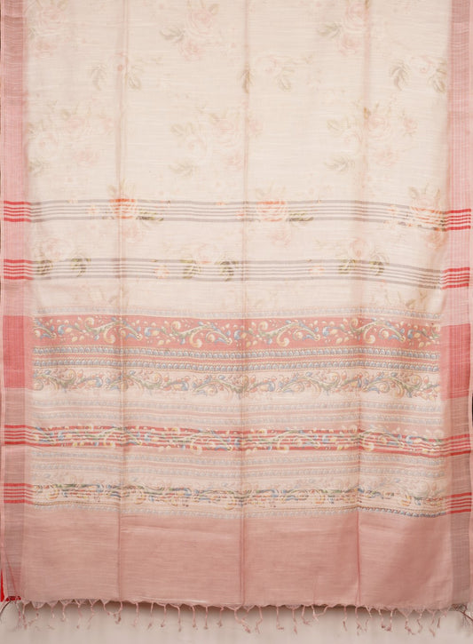 Semi Linen Fancy saree PC16471