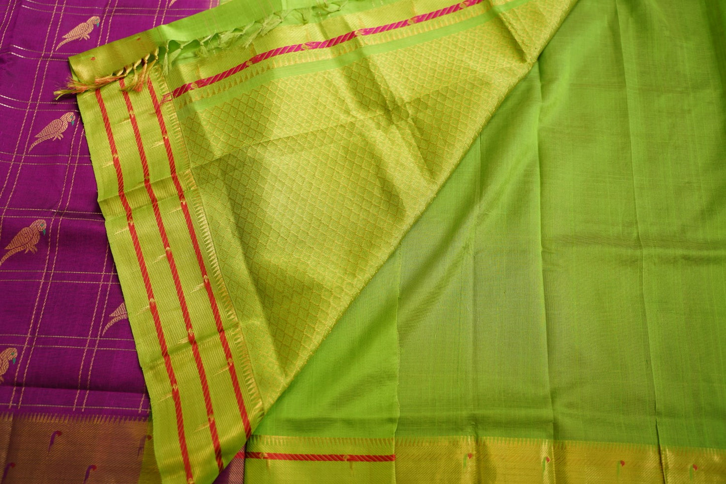 Kanchi Handloom Silk Cotton Saree PC15395
