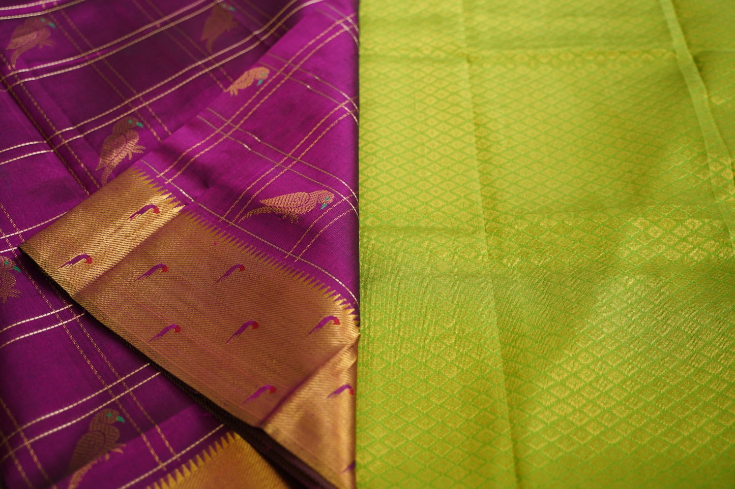 Kanchi Handloom Silk Cotton Saree PC15395