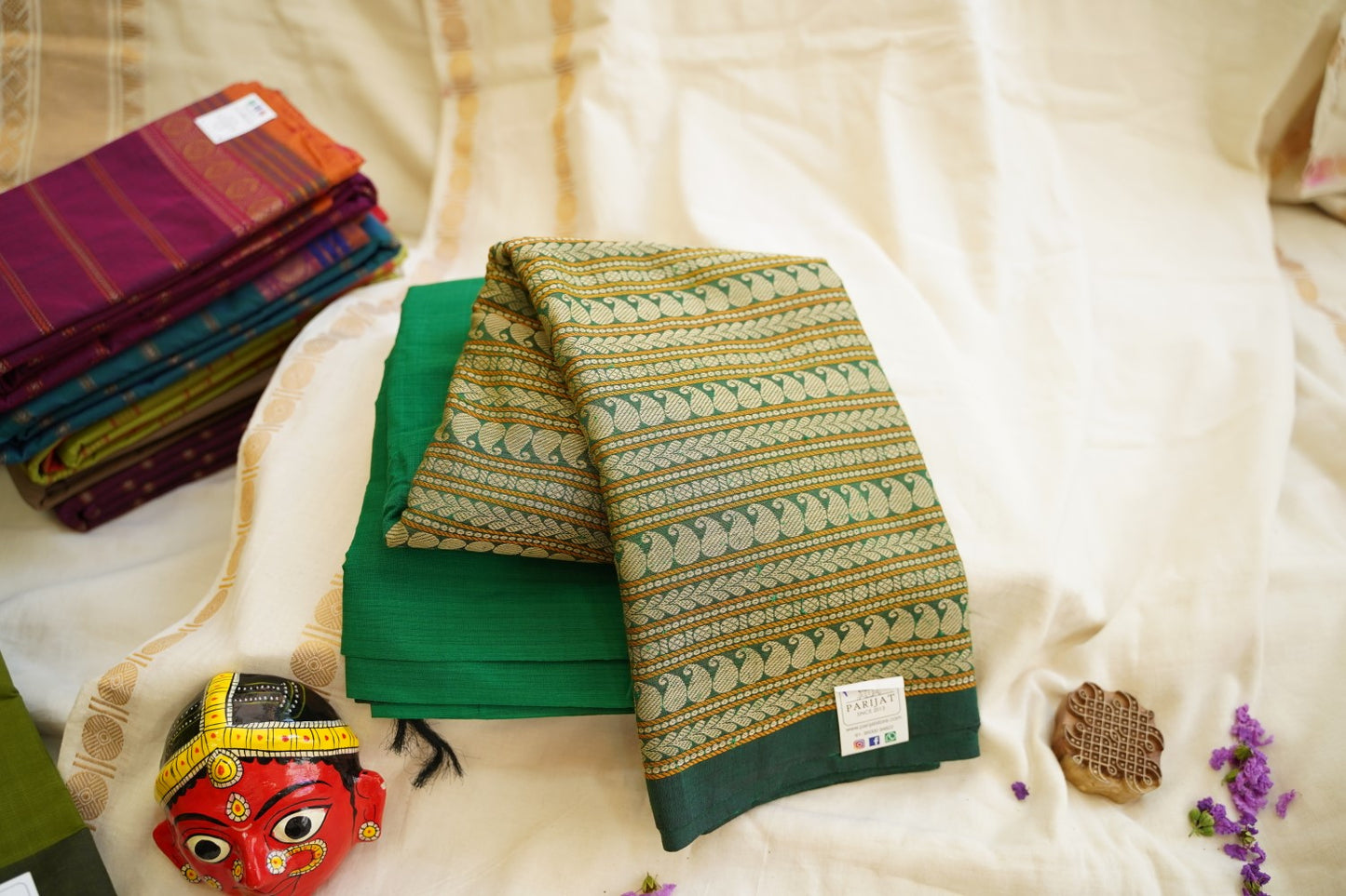 Kanchi handloom Cotton saree PC6288